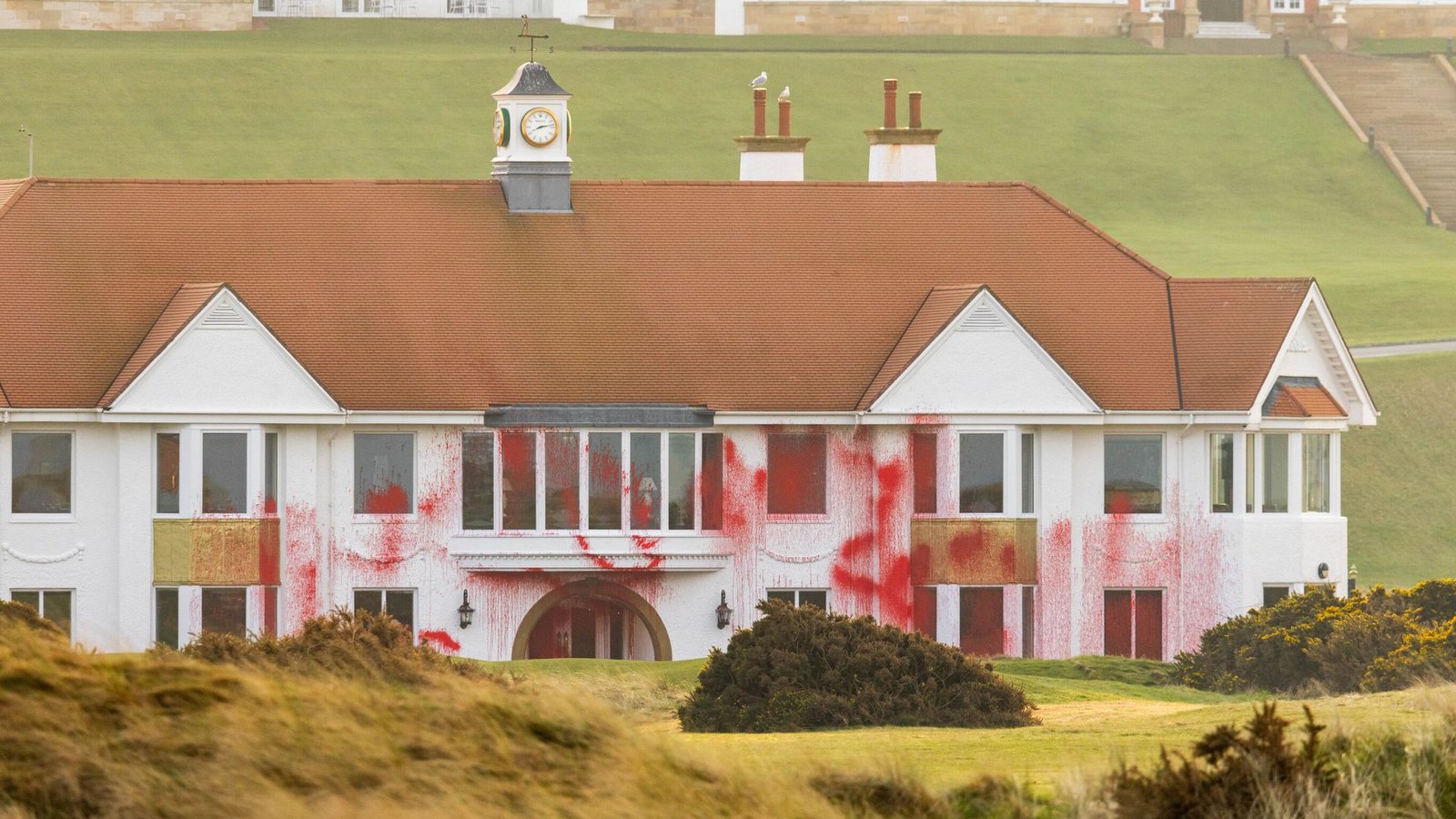 Suspects accused of vandalising Trump Turnberry golf resort to stand trial