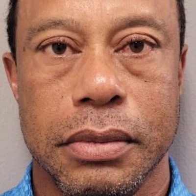 Tiger Woods’ mugshot released after his arrest following dramatic car crash